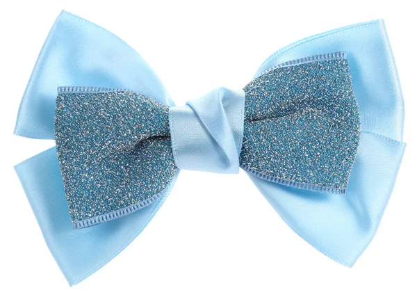 Blue Bow Tie Sequins — Stock Photo, Image