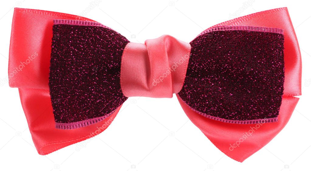 Red bow tie with sequins