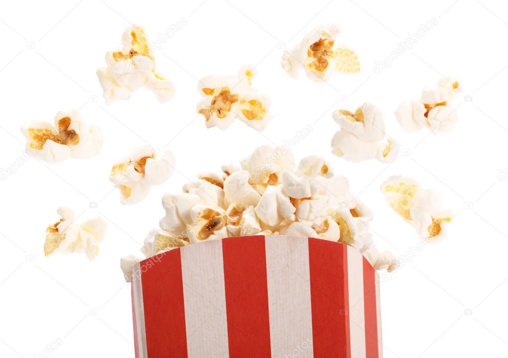 Popcorns are falling down