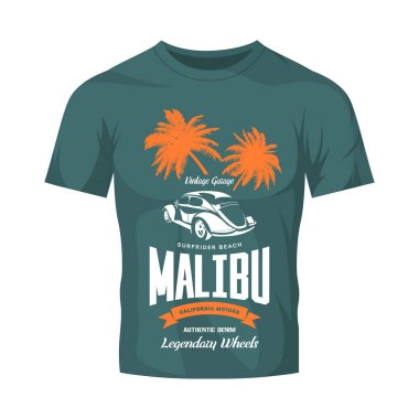 Vintage lüks araç vektör logo kadar koyu t-shirt sahte izole.