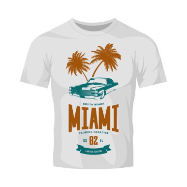 Vintage lüks araç vektör logosu beyaz t-shirt sahte kadar izole.