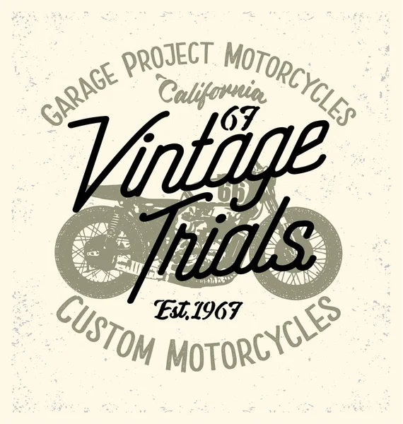 Logotipo di prove vintage — Vettoriale Stock