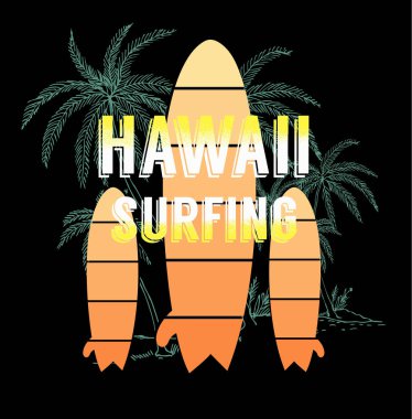 Hawaii sörf poster