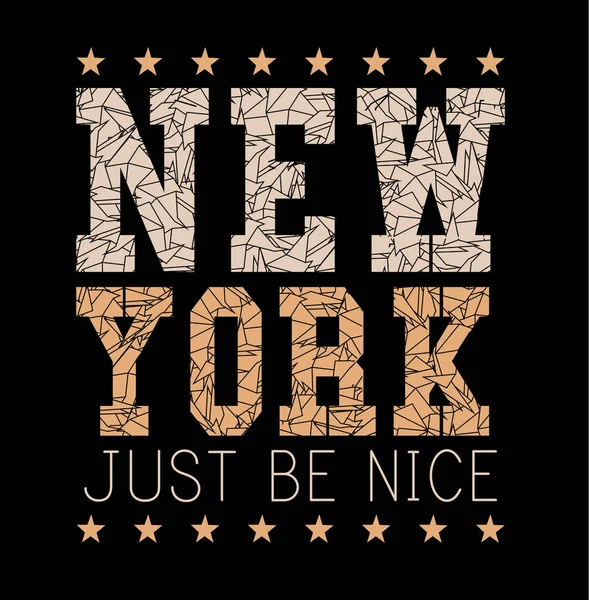 New York City print design – stockvektor