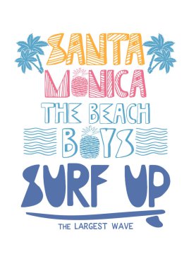 Santa monica sörfçü