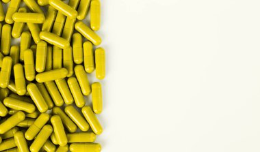 Hap parçası beyaz arka plan üzerinde kazık