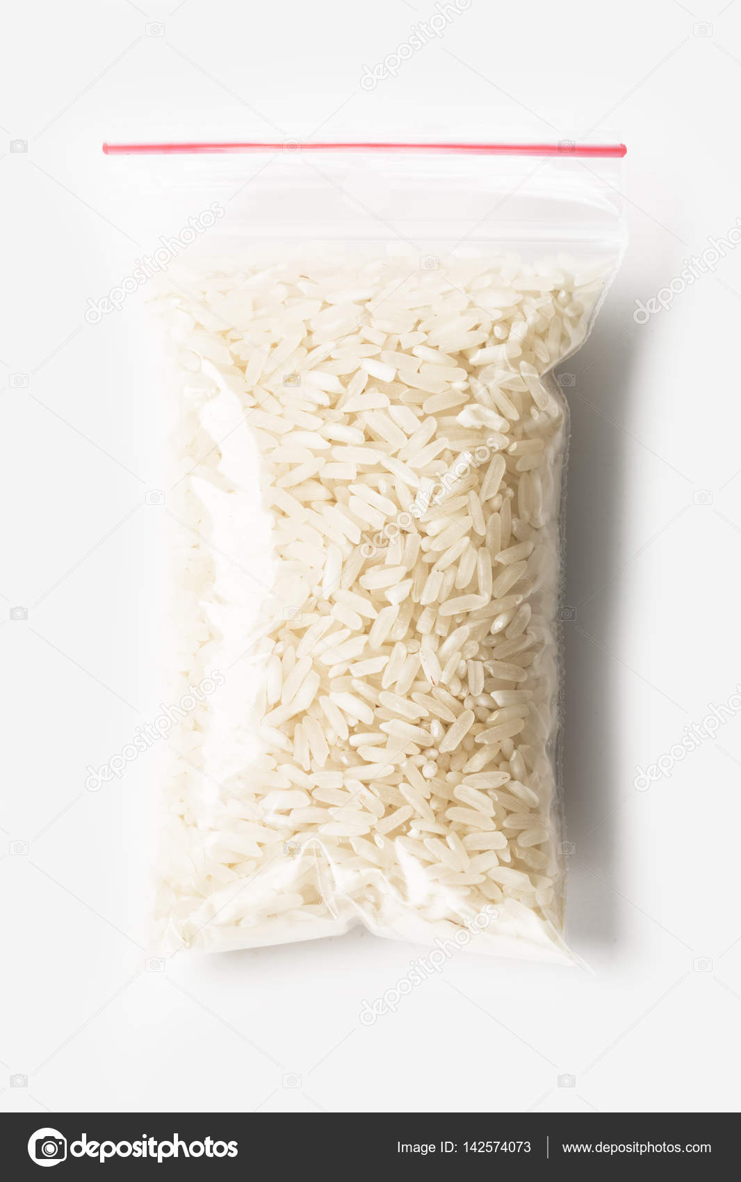 Download Plastic Transparent Zipper Bag With Full Uncooked White Basmati Rice Isolated On White Vacuum Package Mockup With Red Clip Concept Stock Photo Image By C Pavelvinnik 142574073
