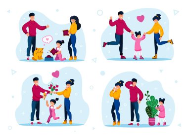 Aile eğlencesi aktiviteleri, Mutlu Çocukluk Vektörleri