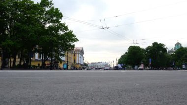 Sarayı geçit ve St. Petersburg ana caddesi içinde Admiralty