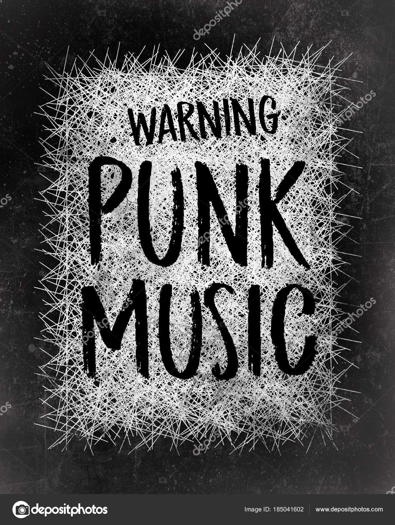 Slogan Punk Rock Fashion Graphic Design Rock Slogan Punk Rock