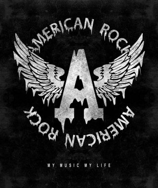 moda grafik tasarım ile rock sloganı Amerikan rock t-shirt için siyah arka plan üzerine