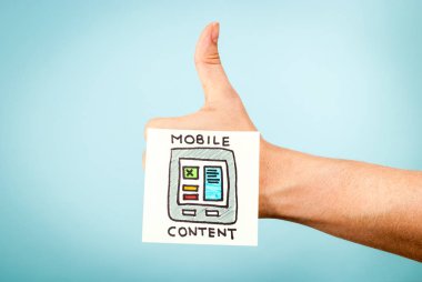 Yandan gibi mobil içerik kavramı