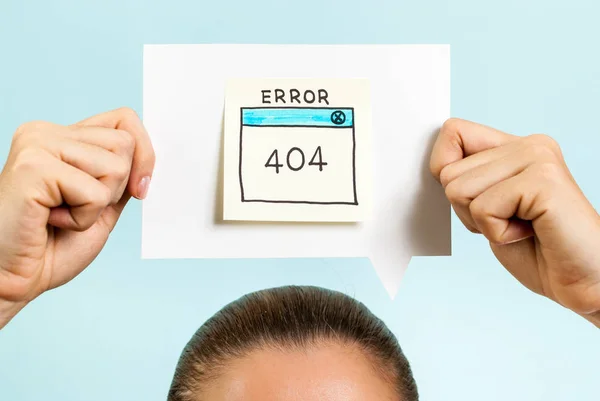 인터넷 오류 404 페이지 찾을 수 없음 — 스톡 사진