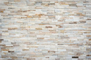 Wall small bricks light background template