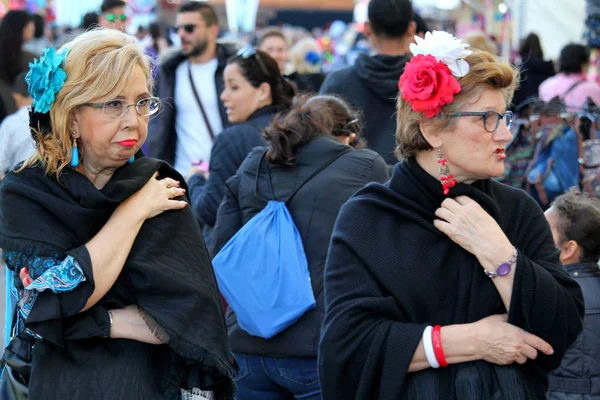 Feria de Abril Flamenco Fashion — Stock Photo, Image