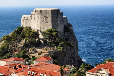 Lovrijenac fortress Dubrovnik clipart