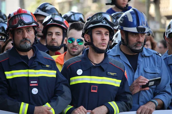 Barcelona gegen Terrorismus-Protest — Stockfoto