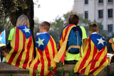 Demonstration for Catalan independence clipart