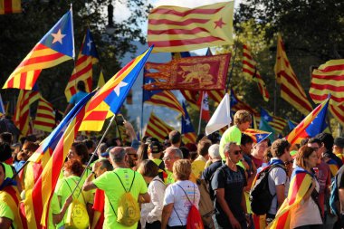 Katalan Bağımsızlık için gösteri