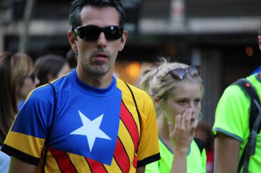 Catalonia bağımsızlığı için miting