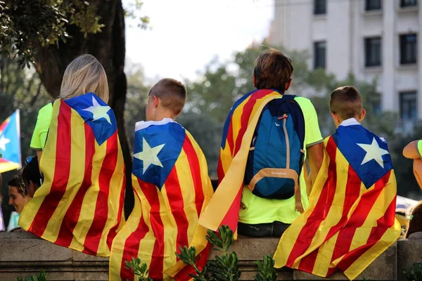 Katalan Bağımsızlık için gösteri