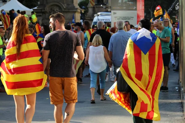 Katalan Bağımsızlık için gösteri