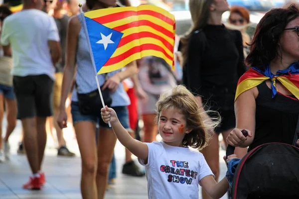 Katalan Bağımsızlık için gösteri
