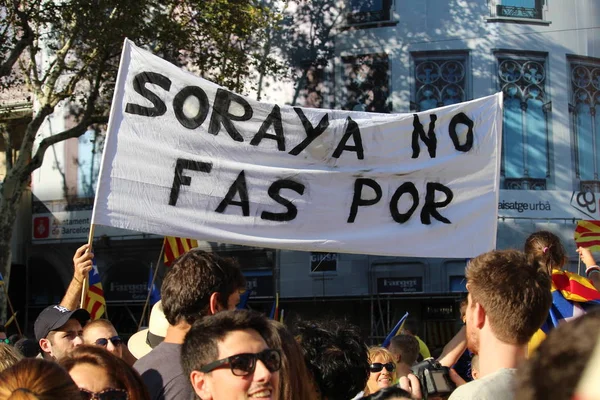 İspanyol hükümeti karşı Katalan iletileri