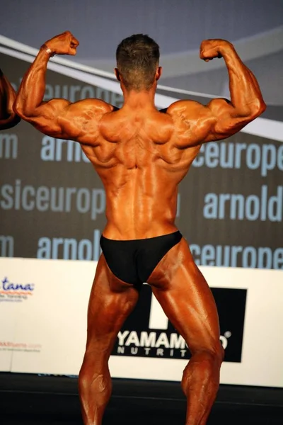 Bodybuilder ved Arnold Classic Europe konkurrencen - Stock-foto