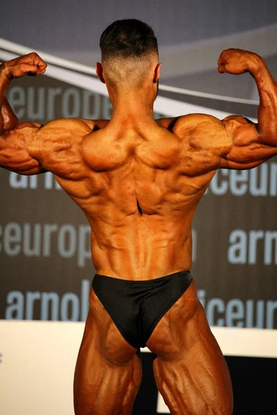 Bodybuilder ved Arnold Classic Europe konkurrencen - Stock-foto