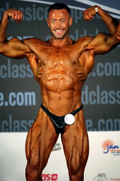 Bodybuilder ved Arnold Classic Europe konkurrencen - Stock-foto