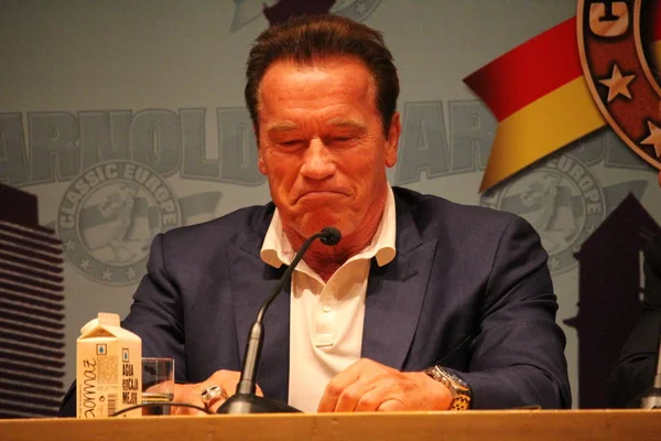 Herec Arnold Schwarzenegger — Stock fotografie