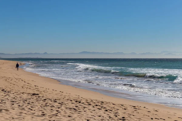 Tarifa Spanya Şubat 2020 Tarifa Yakınlarındaki Bolonia Plajında Tek Başına — Stok fotoğraf