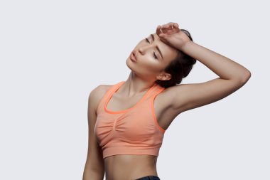 bir kız spor portresi