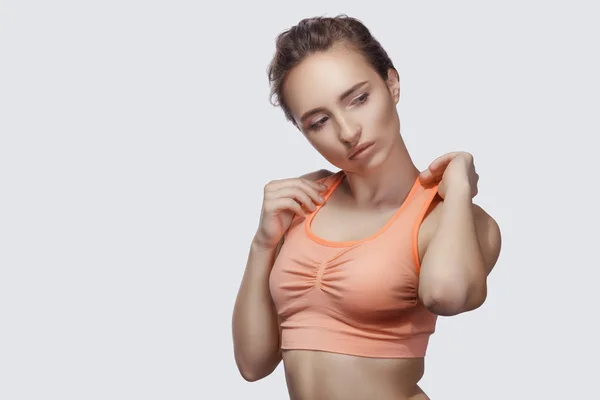 Portrait of a girl sport — Stock Photo, Image