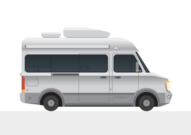 Modern küçük boyutlu camper van motorlu ev.