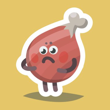 İfade simgesi kırgın jambon