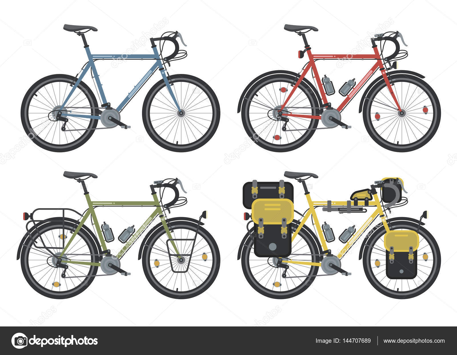 city trekking bicycles