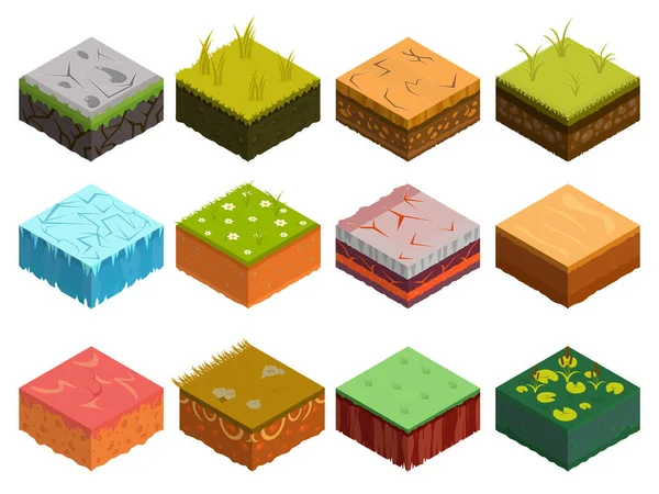 Isometric Toprak Katmanları