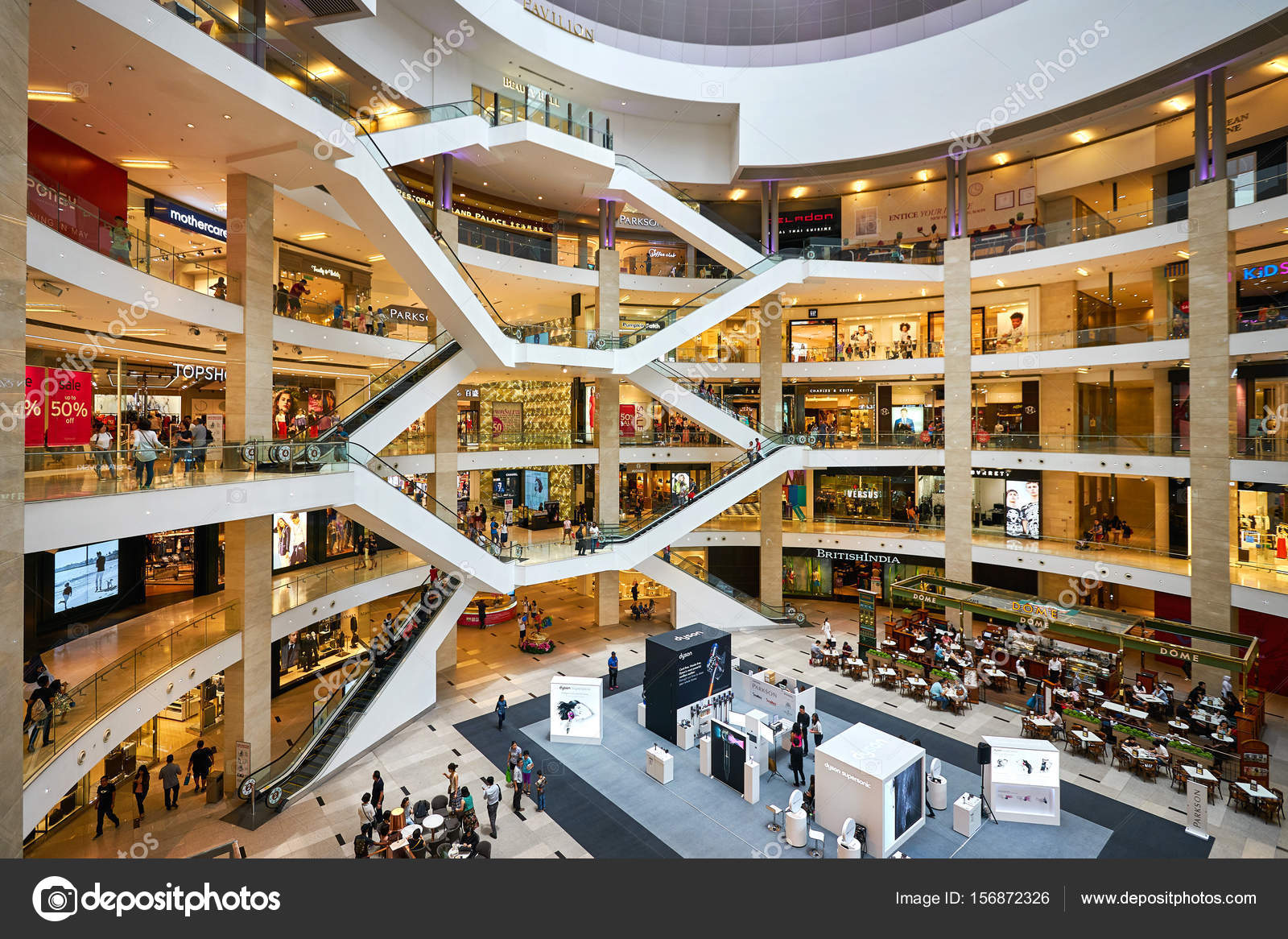 Interior Of Pavilion Shopping Mall Stock Editorial Photo C Vlade