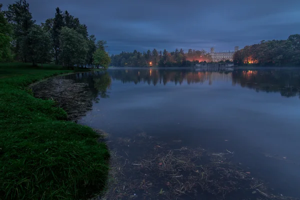 Abend im Porzellanpark Stockbild