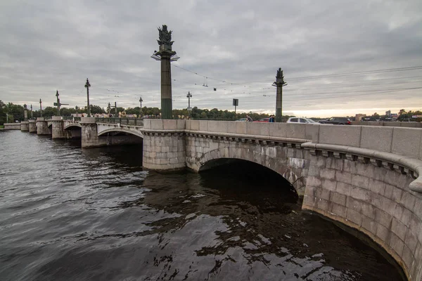 Ушаковский мост в Петербурге — стоковое фото