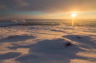 Dağdan Ajkuajvenchorr, Murmansk bölgesi, Rusya görüntülemek