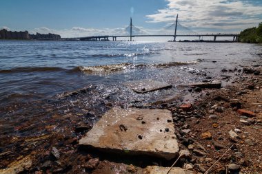 St Petersburg Neva Nehri'nin ağzında