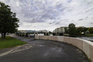 Pesochnaya dolgu, St. Petersburg / Rusya'nın St. Petersburg kentinde küçük bir neva çıkabilir