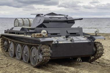 Tank / Alman tank İkinci Dünya Savaşı, St Petersburg, Rusya, askeri Festivali 2017