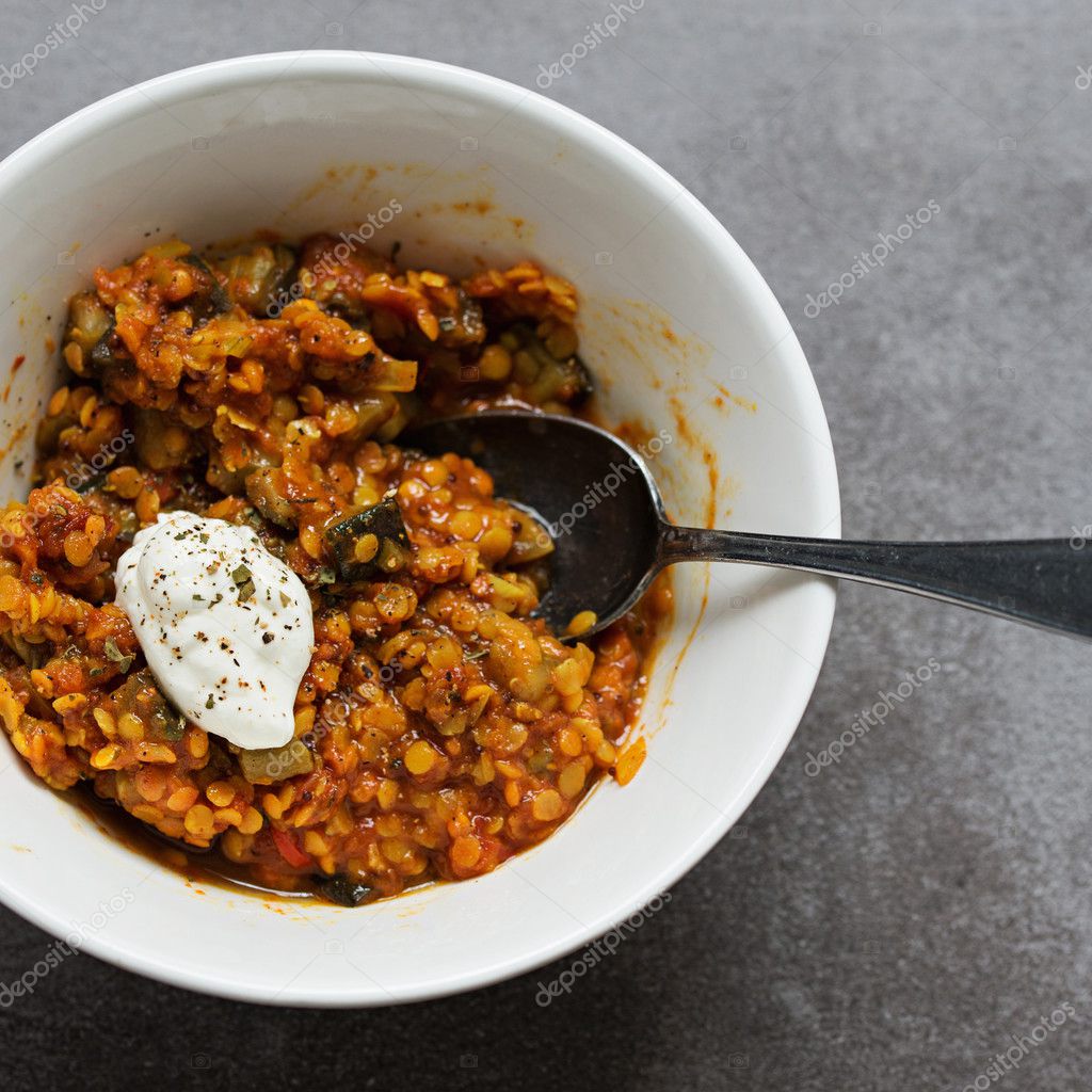 Eggplant and Lentil Curry Stock Photo by ©andyriver 128308082
