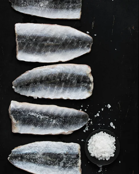 Frozen fillets of baltic herring — Stock Image Frozen fillets of baltic herring Stock Picture