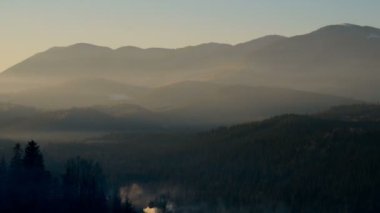 Karpatlar dağ Timelapse manzara