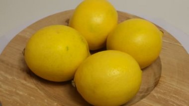 Sarı limon ekşi tadı, narenciye, sağlıklı beslenme için vitaminler
